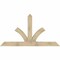 Ekena Millwork Richland Rough Sawn Timber Gable Bracket, Douglas Fir, 84"W x 45"H x 6"D x 6"F, 13/12 Pitch GBW084X45X0606RIC00RDF - alternate 1